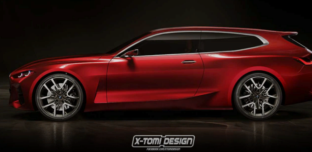 Дизайнер представил на рендере BMW Concept 4 Shooting Brake