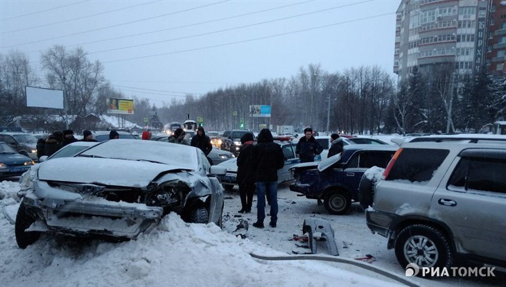 Три ДТП в Томске: пострадали трое взрослых и один ребенок