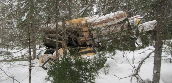 Водитель лесовоза погиб в жутком ДТП в Турочакском районе