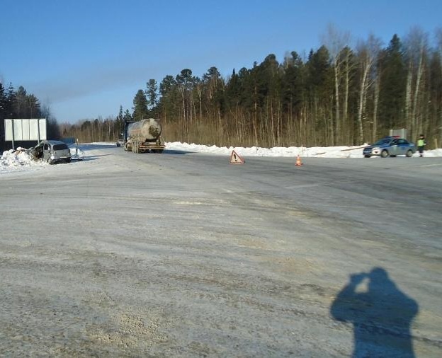 Смертельное ДТП на трассе в Томской области, погибла женщина