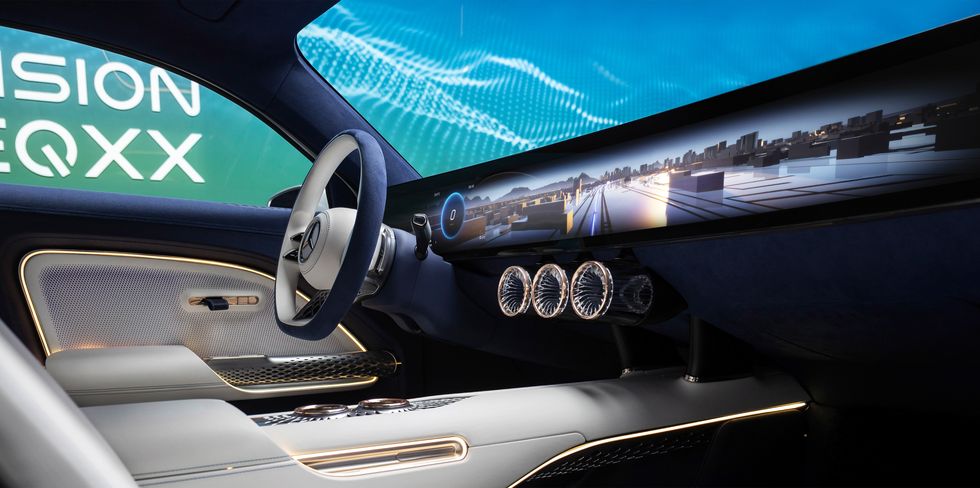 Mercedes-Benz представил электрический концепт EQXX с АКБ обеспечивающей 1000 км пробега