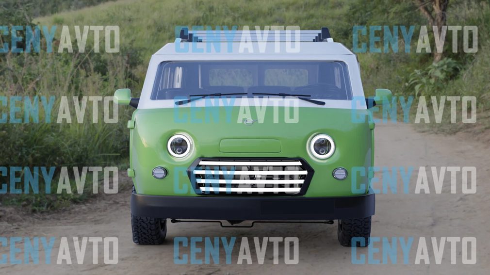 Абсолютно новая УАЗ-452 «Буханка» 2022-2023 года представлена на рендерах в Сети