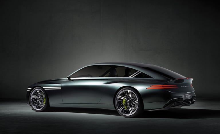 Genesis презентовал концепт новой электрической модели Speedium Coupe