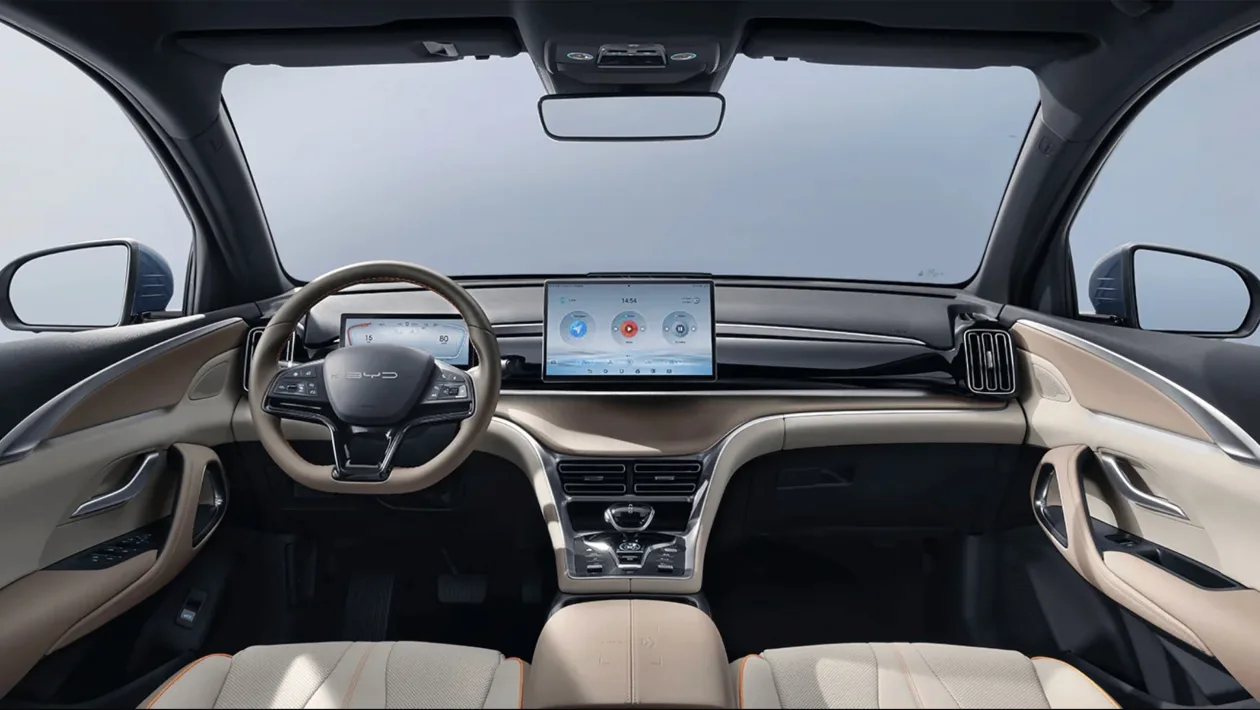 BYD готовит к запуску в Великобритании кроссовер Sealion 5 DM-i