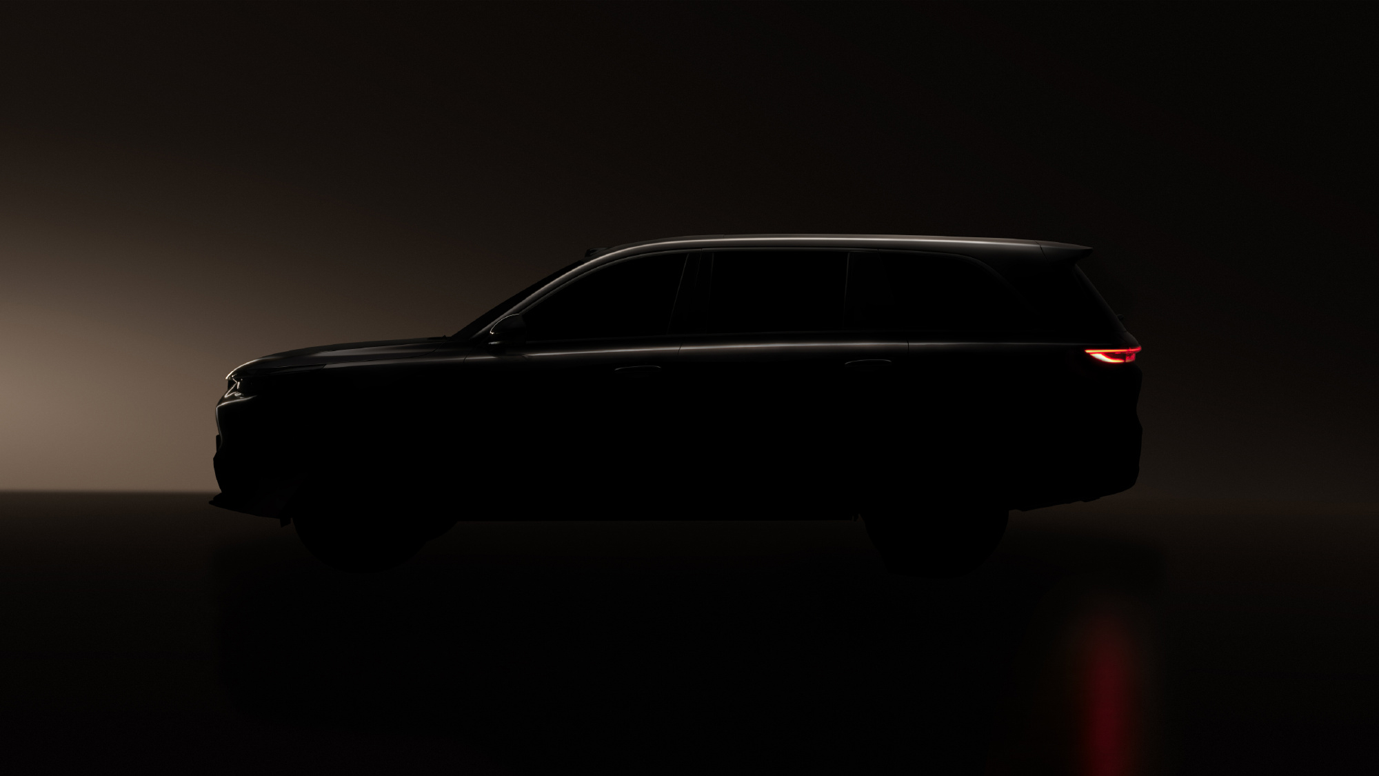 GWM Wey представила тизер гибридного флагманского SUV V9X в Китае