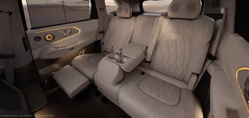 Zeekr показал интерьер гибридного внедорожника 8X перед запуском