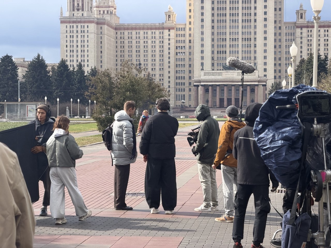 Интервью по итогам съёмок сериала «Притяжение севера»