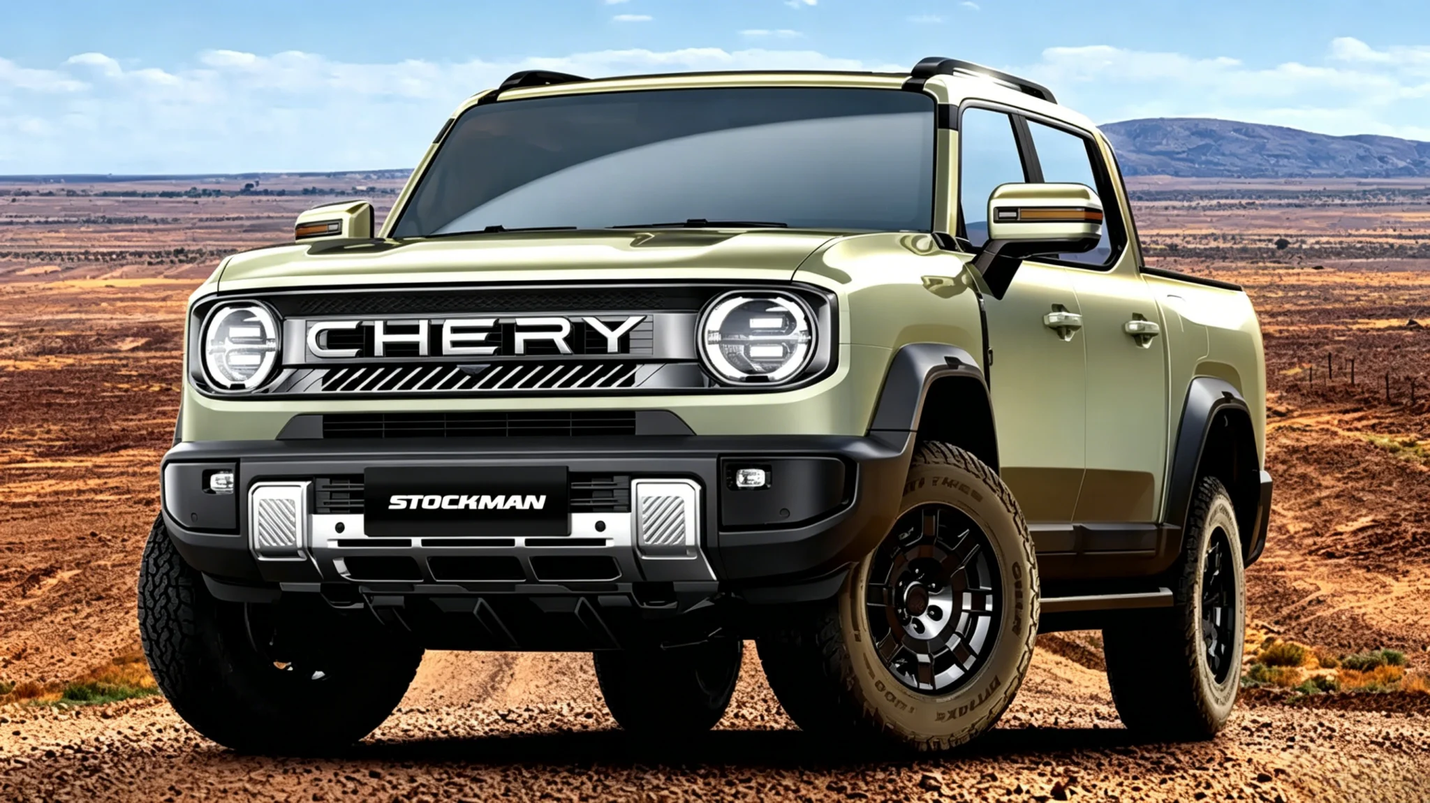 Chery представила пикап Stockman с дизельным plug-in гибридом для глобального рынка