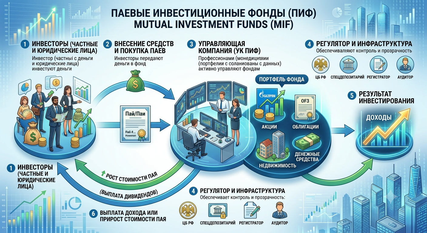 Паевые инвестиционные фонды: как заставить деньги работать, не становясь профессиональным трейдером