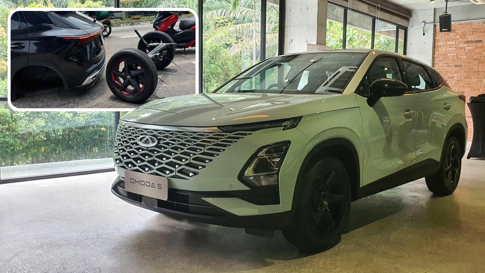 Chery повторно отзывает почти 9 тысяч Omoda C5 из-за проблем с задней осью
