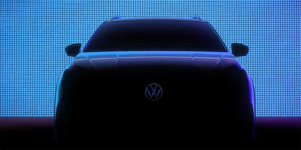 Volkswagen показала новый тизер кроссовера Nivus на базе Polo