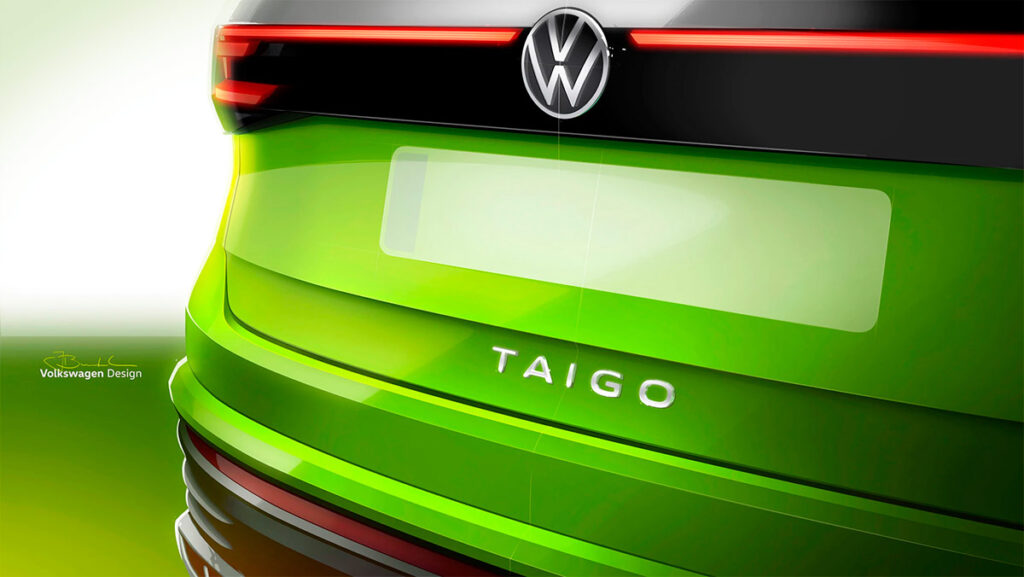 Volkswagen представил изображения нового кросс-купе Taigo для Европы