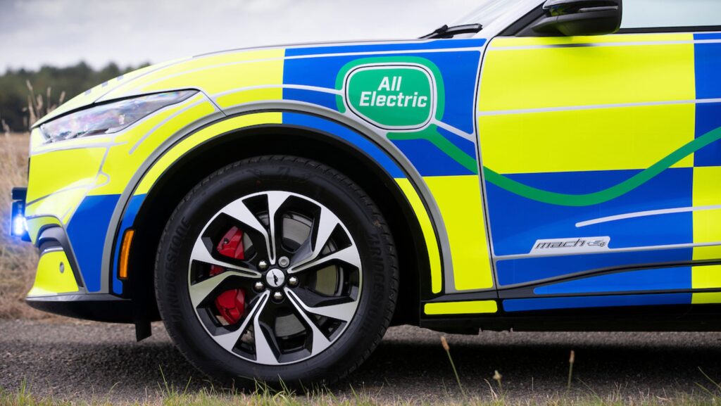 Представлен концепт нового полицейского автомобиля Ford Mustang Mach-E