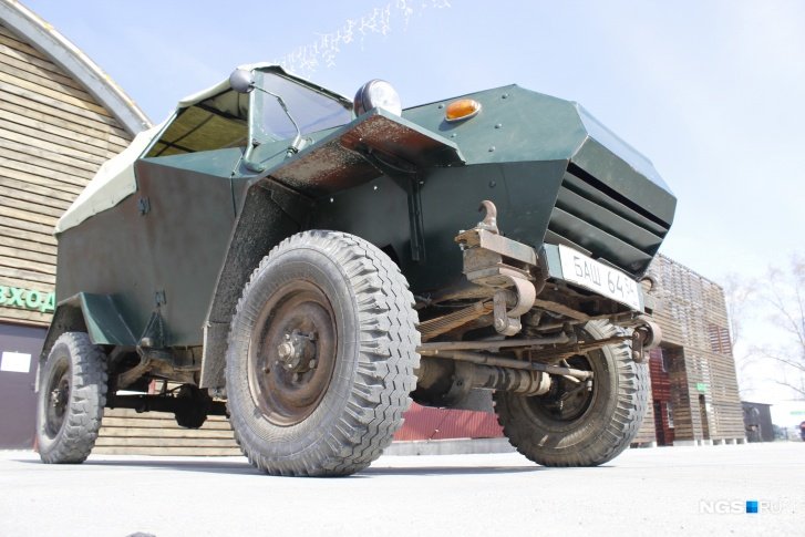 Житель Новосибирска восстановил военную машину БАШ-64 1944 года выпуска