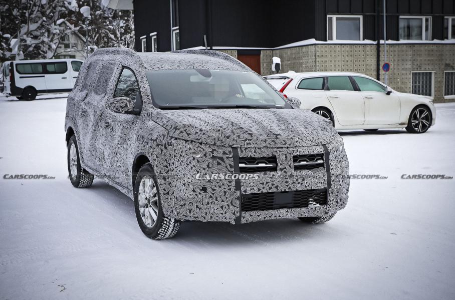 Универсал Dacia Logan нового поколения впервые сфотографировали на тестах