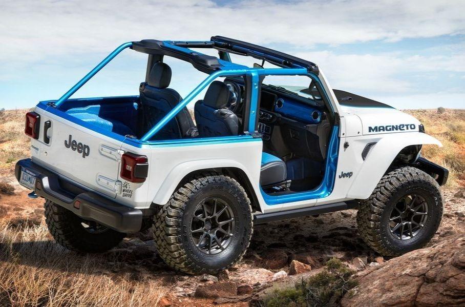 Компания Jeep показала электрический внедорожник Magneto Concept 2021 года