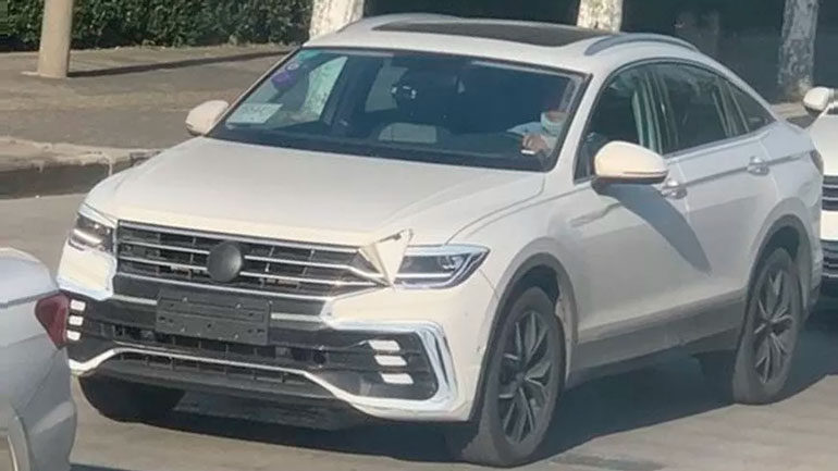 Появились фото купеобразного кроссовера Volkswagen Tiguan