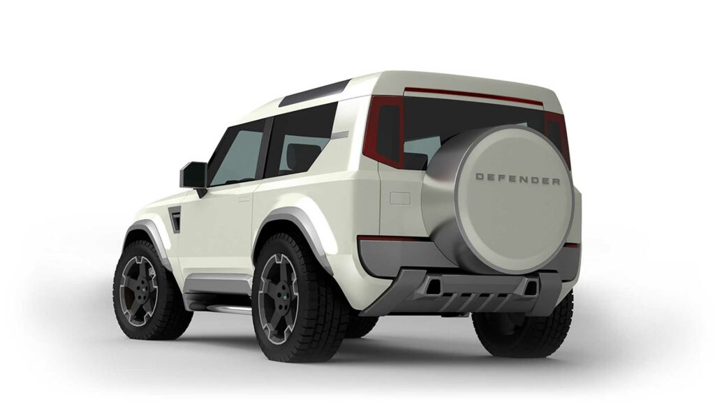 В Сети представлен упрощенный вариант нового Land Rover Defender