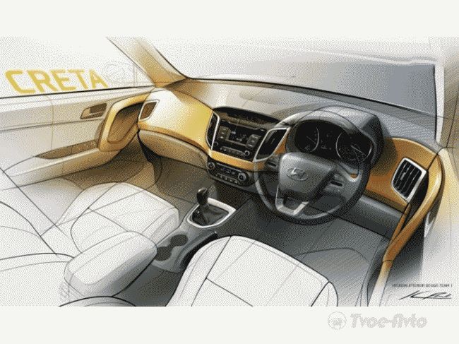 Появились первые официальные изображения дешевого кроссовера Hyundai Creta
