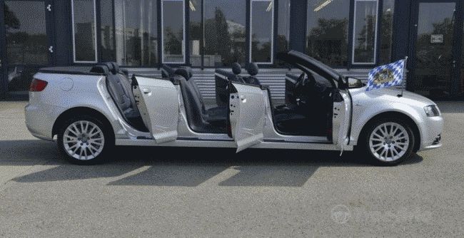 Кабриолет Audi A3 получил 6 дверей и 8 посадочных мест