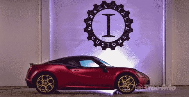 Alfa Romeo в Дубае показала особое купе 4C La Furiosa 