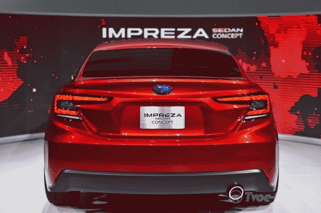 Компания Subaru в Лос-Анджелесе рассекретила дизайн нового поколения седана Impreza