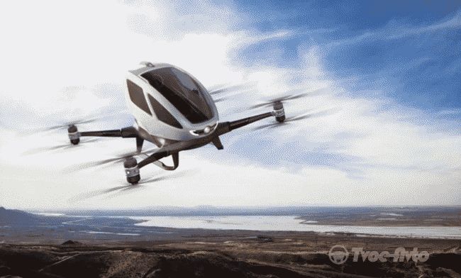 Китайцы создали пассажирский летательный дрон