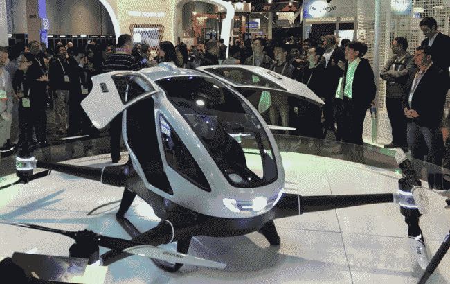 Китайцы создали пассажирский летательный дрон