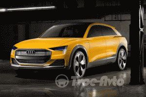 Audi продемонстрировала в Детройте водородный кроссовер h-tron quattro