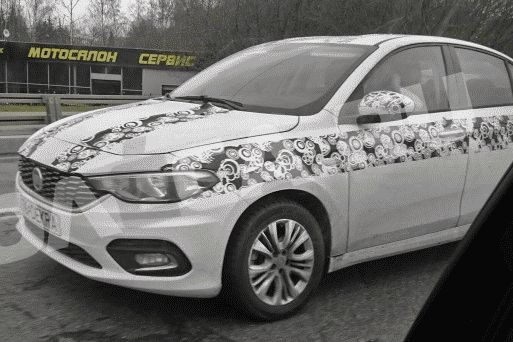 В Москве тестируют новый седан Fiat Tipo/Aegea