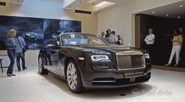 В Санкт-Петербурге презентовали новый роскошный Rolls-Royce Dawn