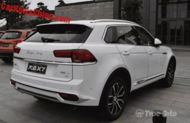 Zotye представил свой новый кроссовер X7 (клон Volkswagen Tiguan второго поколения)