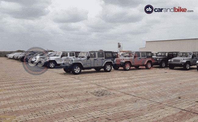 В Индии замечен трёхдверный внедорожник Jeep Wrangler 