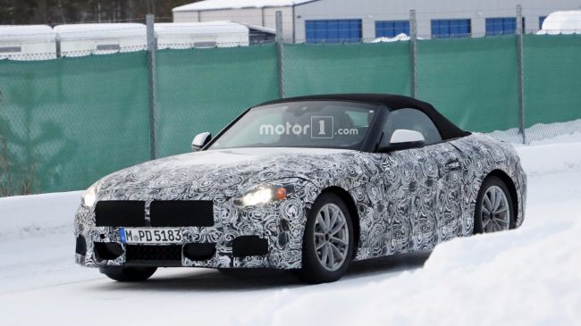 Замена родстеру Z4: BMW вывел на зимние тесты новый - Z5