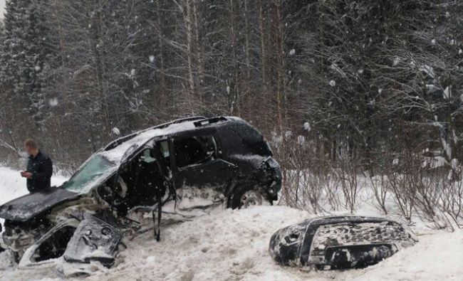 Водитель иномарки погиб в результате автоаварии на трассе в Зеленодольском районе РТ