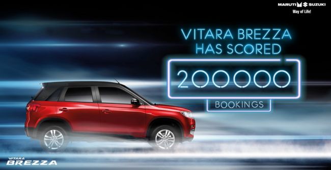 Популярность Vitara Brezza зашкаливает – более 200 тысяч заказов