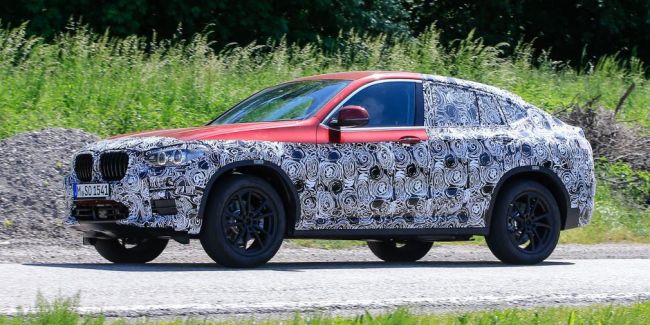 Кросс-купе BMW X4 нового поколения снова заметили на тестах