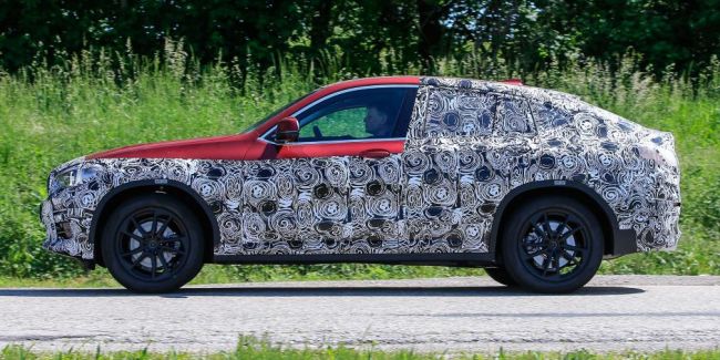 Кросс-купе BMW X4 нового поколения снова заметили на тестах