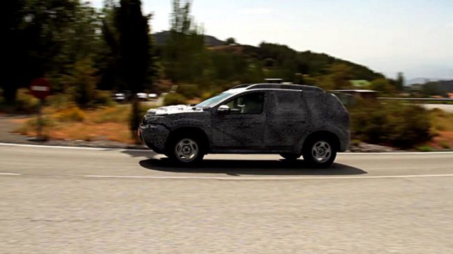 Новый Renault Duster засветился на видео во время тестов в Испании
