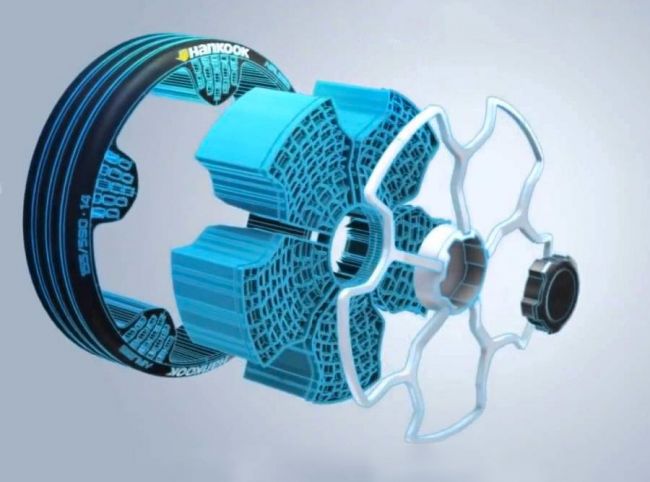 Michelin представил непробиваемые шины которые можно печатать на 3D принтере