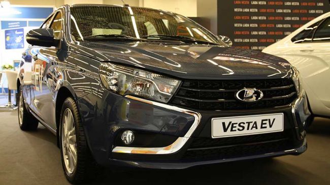 Компания «Азия Авто» представила в Астане электрическую версию LADA Vesta‍