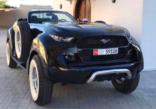 Арабскому шейху собрали полноприводный Ford Mustang на базе пикапа Ram 1500