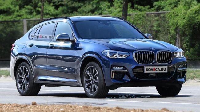 Новое поколение BMW X4 представили на первых рендерах 