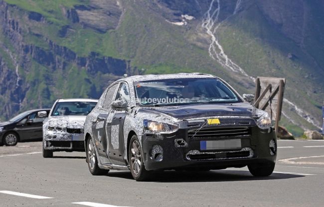 Новое поколение седана Ford Focus заметили в Альпах