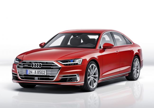 Audi официально представила свой новый седан "A8"с автопилотом