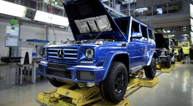 С конвейера завода сошел 300-тысячный внедорожник Mercedes-Benz G-Class