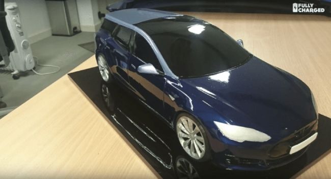 В Европе появится универсал на базе электромобиля Tesla Model S