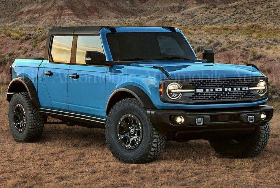 Ford расширит семейство Ford Bronco версией с кузовом пикап